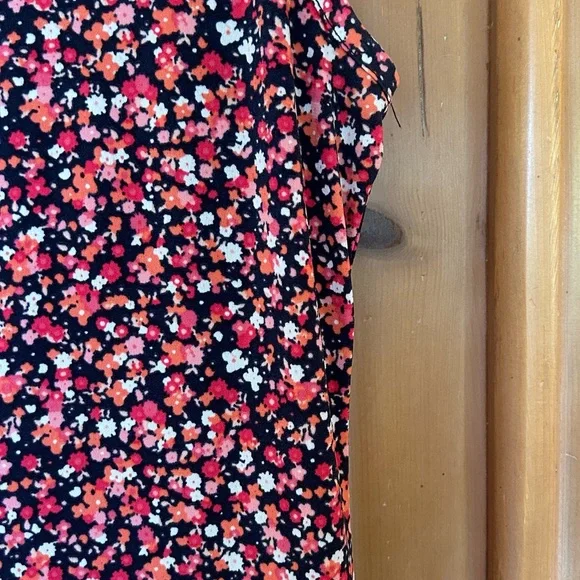 Michael Kors sleeveless tiny floral print dress with flounce, size S - Picture 2 of 2